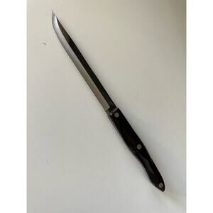 Cutco Knife #1729 REFURBISHED Brown Swirl Handle Petite Carver 6 3/4" Blade